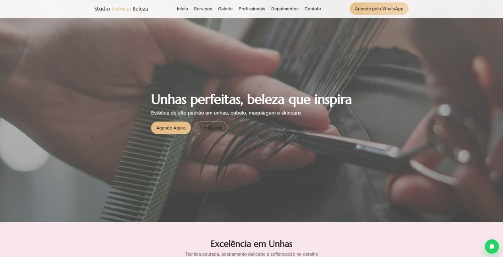 Projeto Studio Essência Beleza